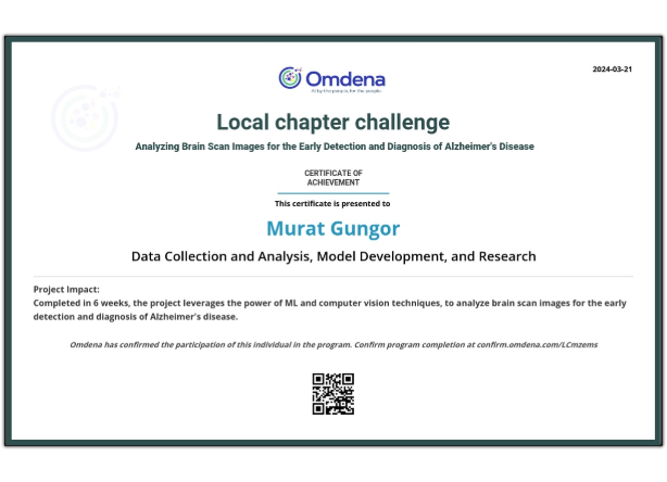Omdena Challenge: Alzheimer Detection